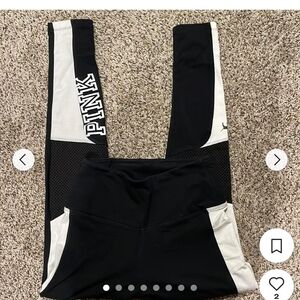 PINK Victoria's Secret 3 Leggings Plus Variety Of Shirts Like New